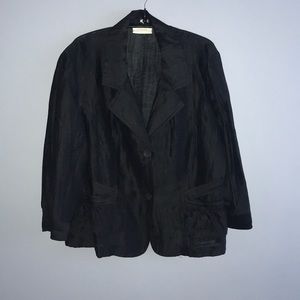 Chico’s button up blazer with bag